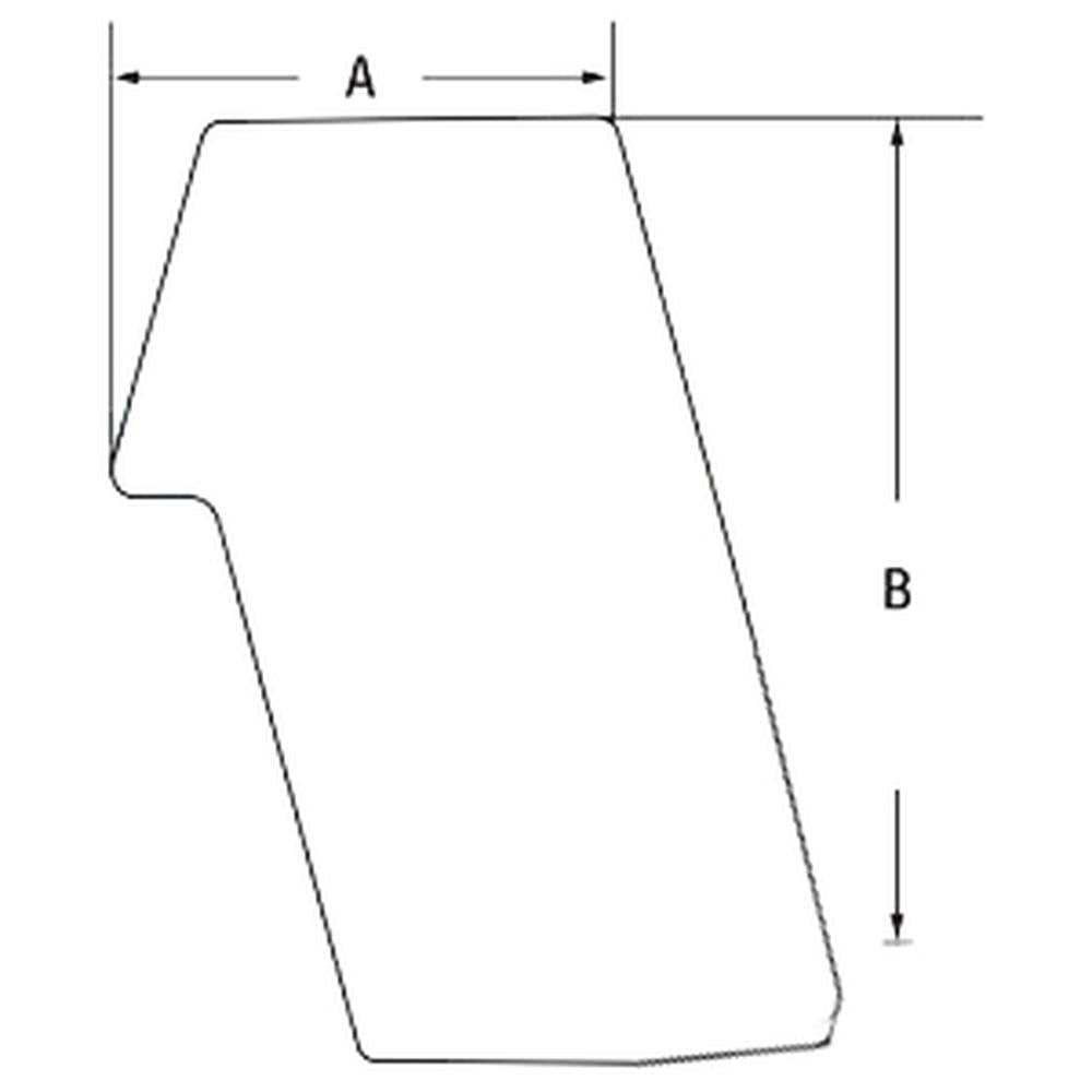 Left Rear Side Glass Window Fits Bobcat 751 753 763 773 863 864 873 883 963