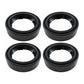 (4) Rubber Light Bezel Rings D31441 Fits Case/International Harvester 1586 1086