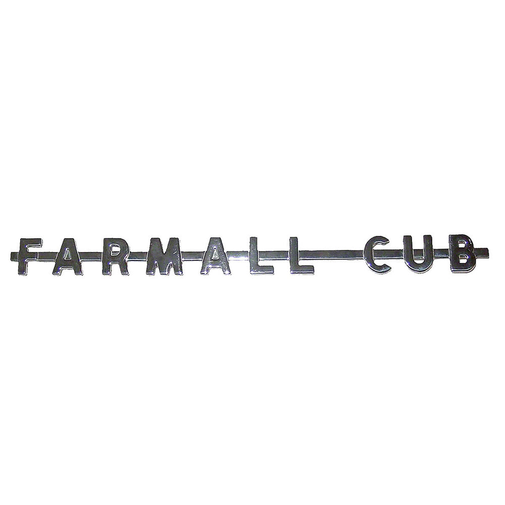 R7418 Fits FARMALL Fits Cub" Side Emblem Fits IH / Fits FARMALL