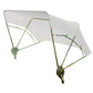 3 Bow (48") White Buggy Top Fits Universal Products Models 6A230 CAL50-0148