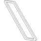 Weather Strip Door Seal - Left Hand Fits Case IH 7110 7120 7130 7140 1990761C2