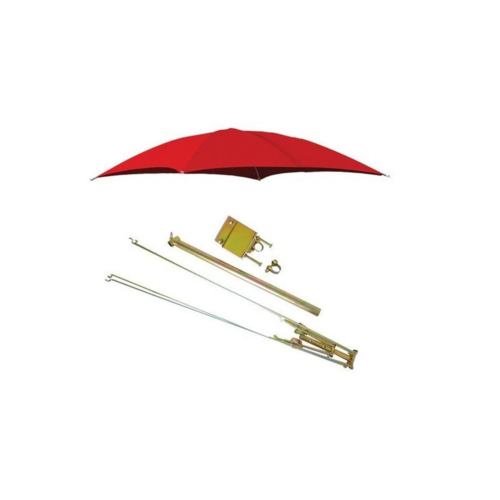 Rops Red Umbrella Canopy & Canvas Cover Canvas Fits Case Int. Tractor