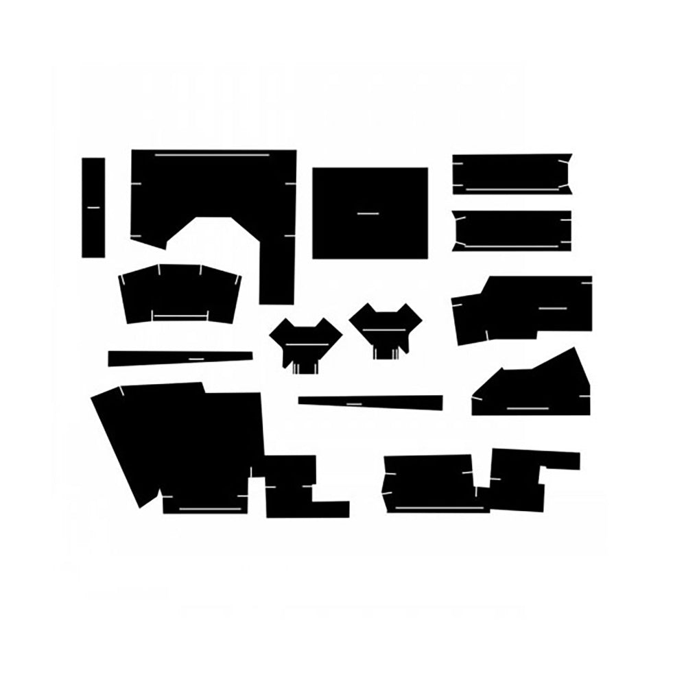 Cab Foam Kit with Headliner Black Fits Case 1175 1170 770 1070 870 970
