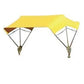 Yellow 3 Bow 40" Buggy Top Tractor Umbrella Frame & Canvas Cover TBT3 406156