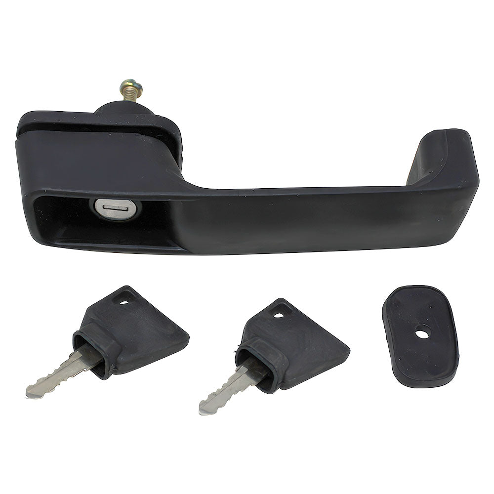 Door Handle w/Keys 123/04067 Fits JCB Rough Terrain Fork Lift Backhoe Loader