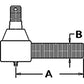 K965269 Left Hand Tie Rod End for David Brown/Fits Case-IH Tractor 990 1290 1390