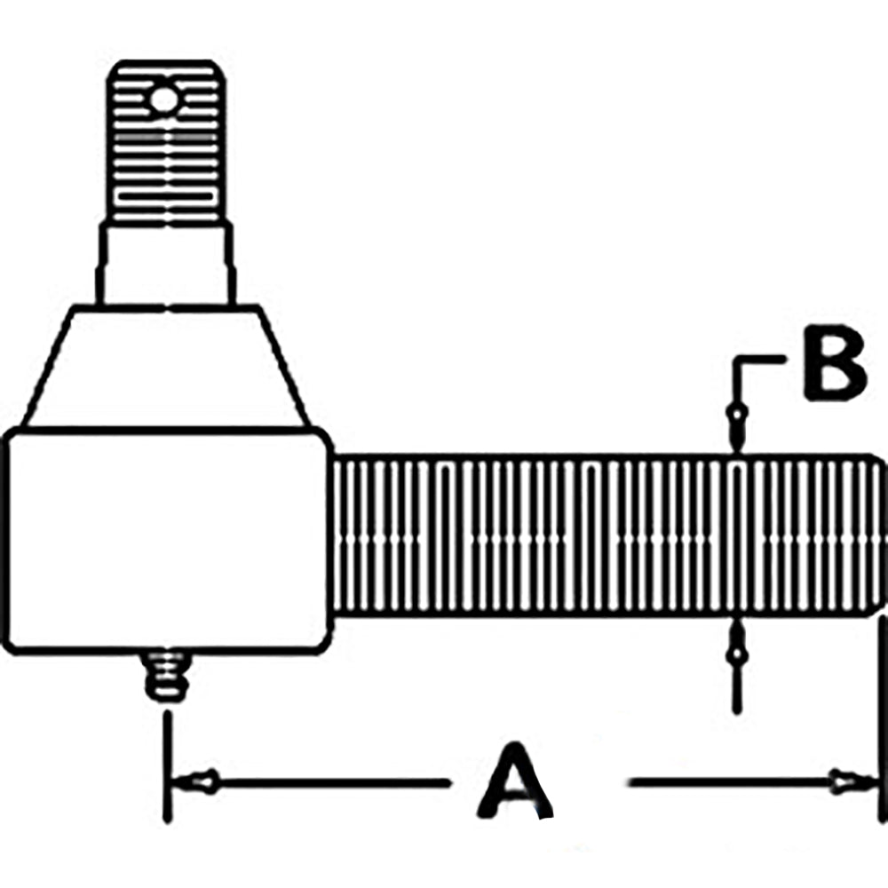 K965269 Left Hand Tie Rod End for David Brown/Fits Case-IH Tractor 990 1290 1390