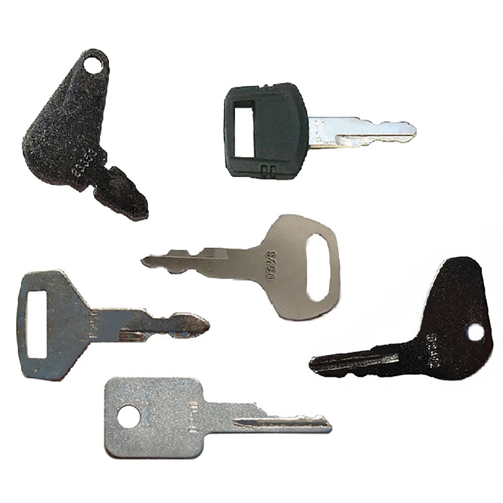 Set of 6 Equipment Keys Fits Case IH