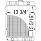 Radiator CH14206 Fits John Deere 950
