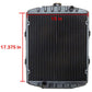 CH18416 Radiator with 3 Rows of Tubes Fits John Deere 1050