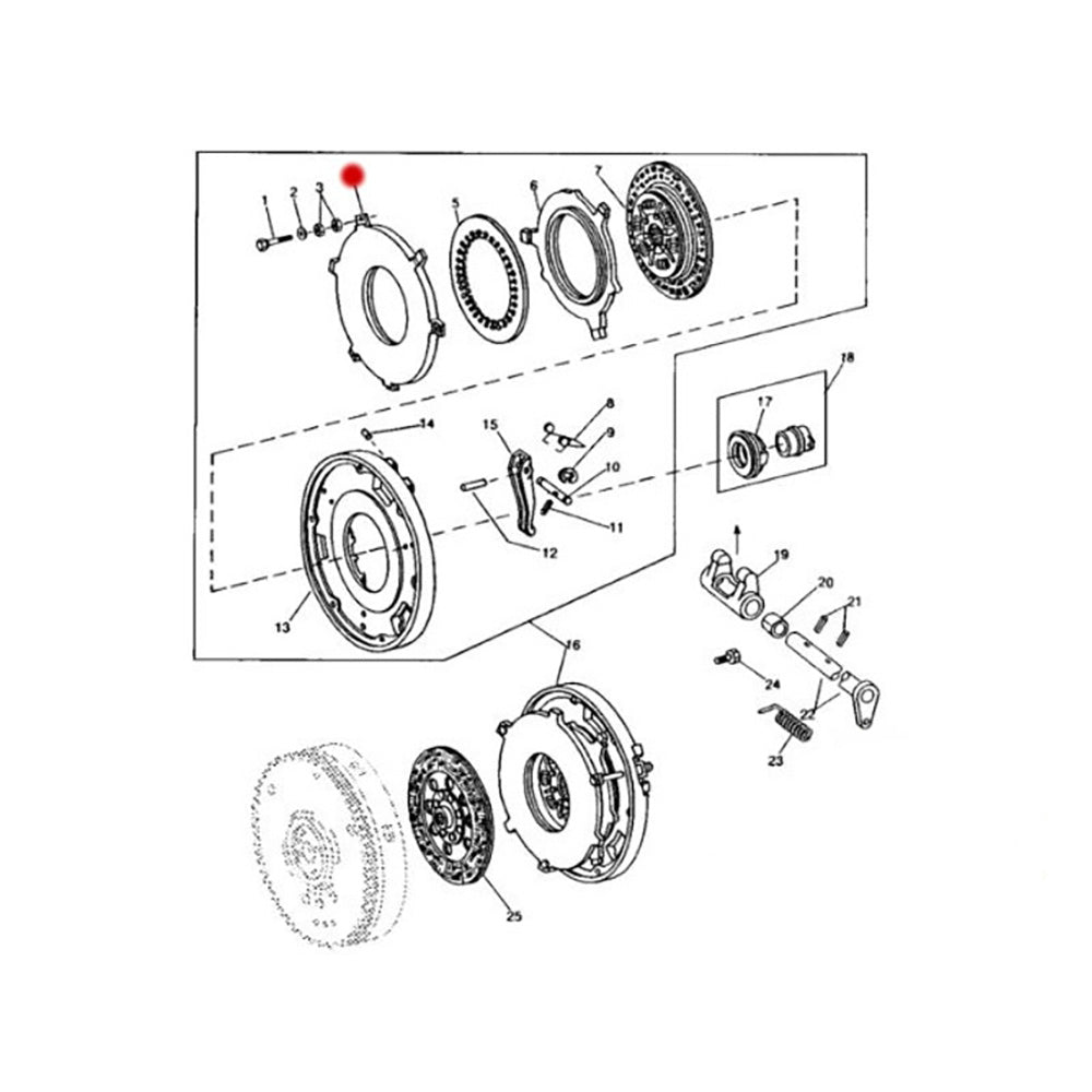Clutch Plate Fits John Deere Replaces T29647