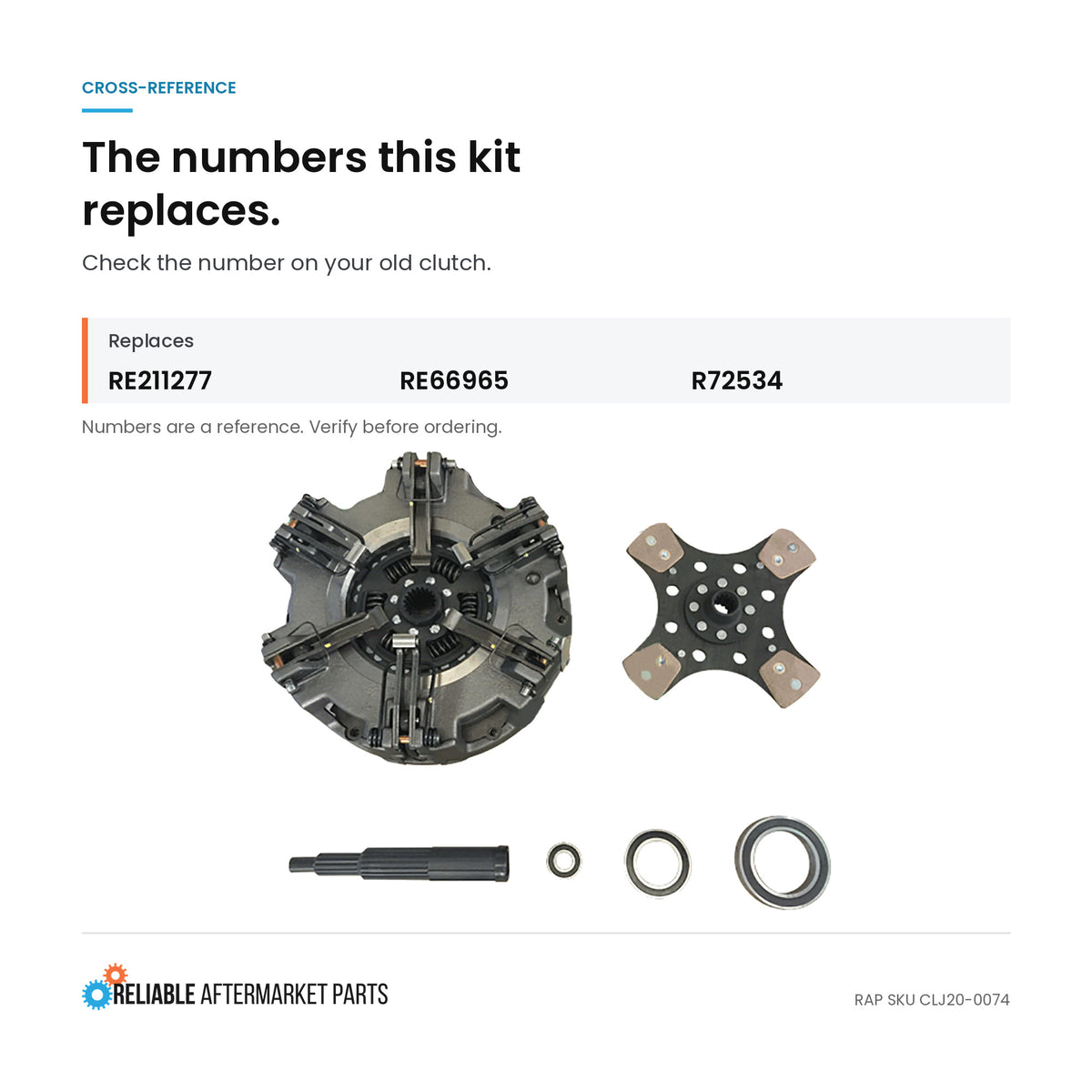 Clutch Kit Fits John Deere 5103 5203 5303 5403 5503 5603 5210 5310 5310N 5410