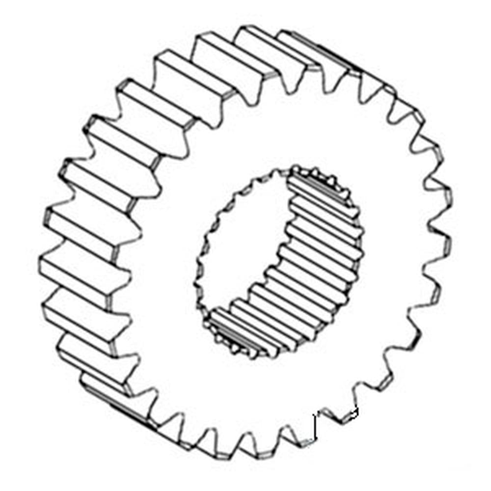 107266A Collar, Transmission Input Shaft Drive Fits White Oliver 2-70 4-78 80