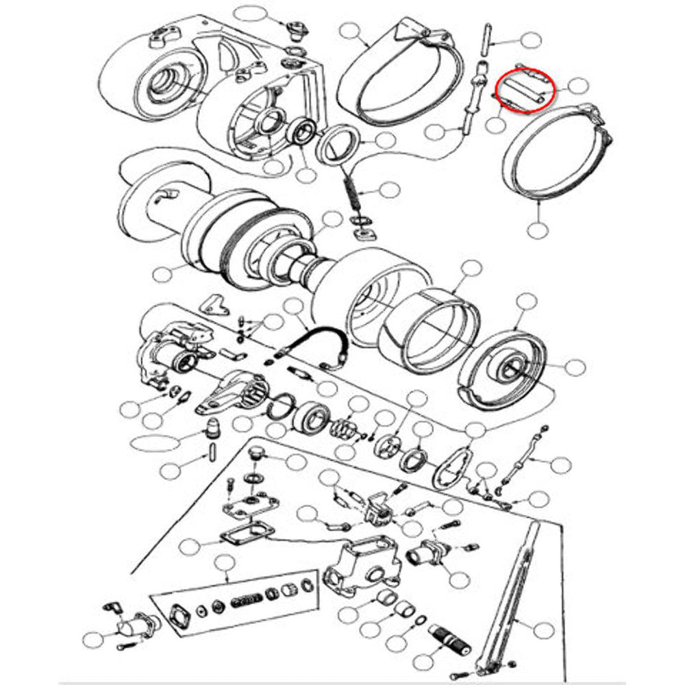 403503 Anchor Pin Fits Cargo 28 Gearmatic 19