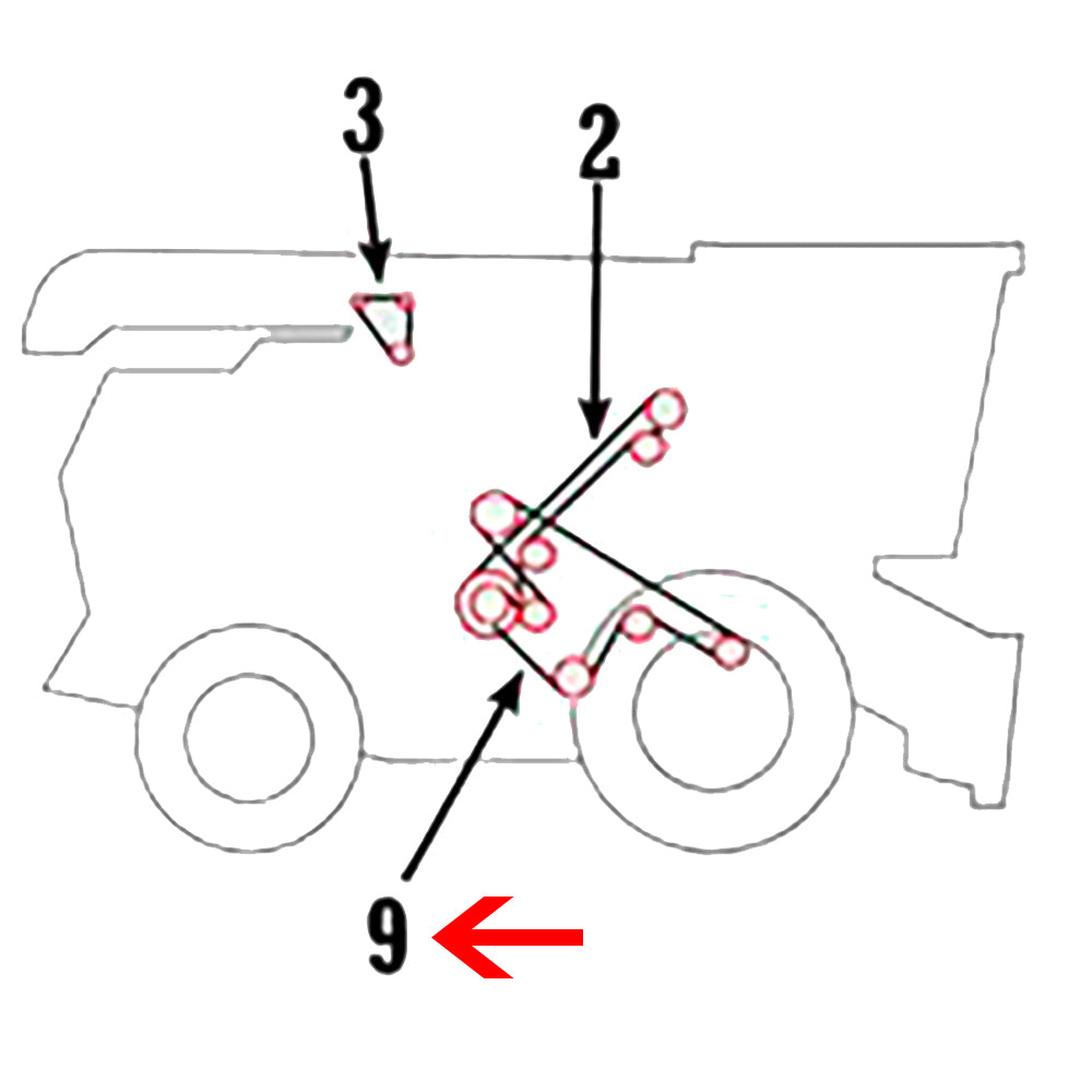 H131169 Auger Shoe Belt Fits John Deere Straw Walker & Conveyor 9400 9500 9600