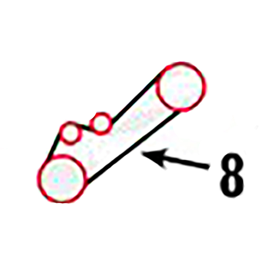 H203474 Belt Feederhouse Fixed Speed for 9660STS 9760STS 9860STS Combines