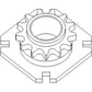 AH143100 Fits John Deere Corn Head Drive Sprocket 493 494 592 693 694 893 89