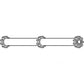WN-1989587C2-PEX Feeder House, Sprocket Tube, Upper Fits International/CaseIH