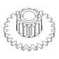 CE18522 Combine Reverser Gear Pinion Fits JD 9660STS 9670STS 9760STS 9770STS +