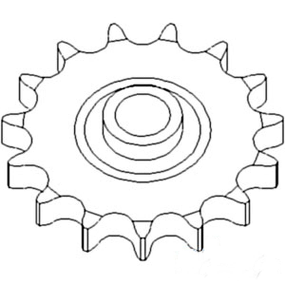 AE27909 Combine Feeder House Idler Sprocket for  Fits JD  6622 9400 9410 9450 95