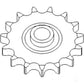 WN-AE27909-PEX Auger, Unloading, Idler Sprocket Fits Ford/New Holland CR920