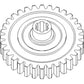 681627 New Feeder Reverser Gear Fits Ford New Holland NH Combine Models