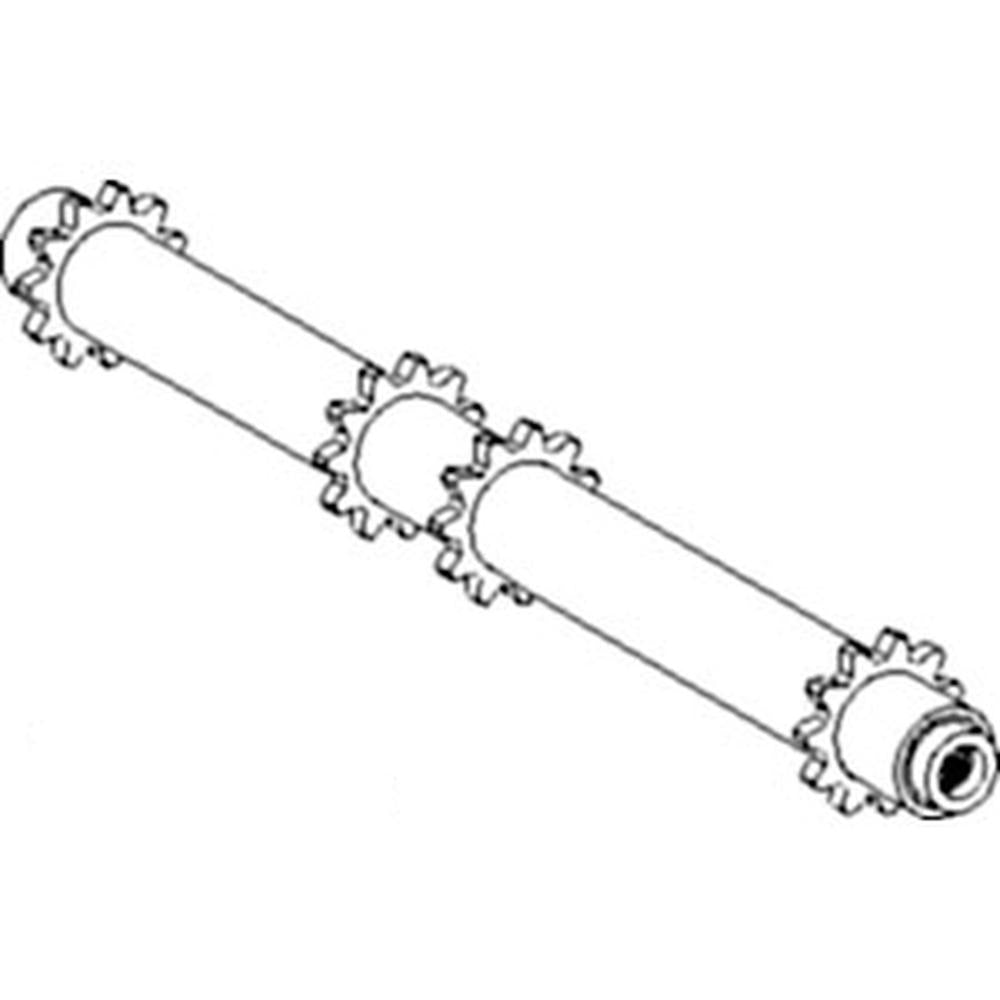 WN-87284914-PEX Feeder House, Sprocket Tube, Upper Fits International/CaseIH