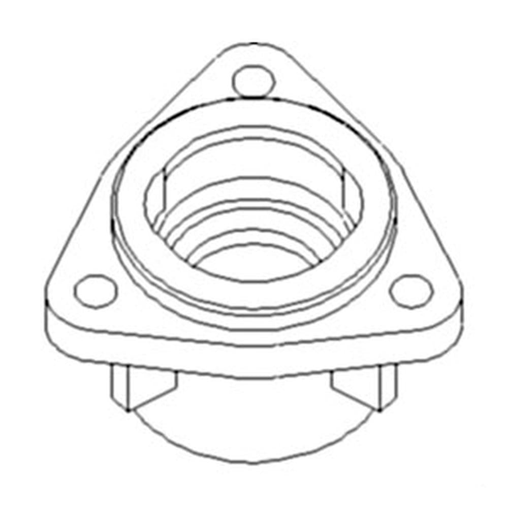 WN-H147593-PEX Feeder House, Shaft, Bearing Housing Fits John Deere 9400 9500