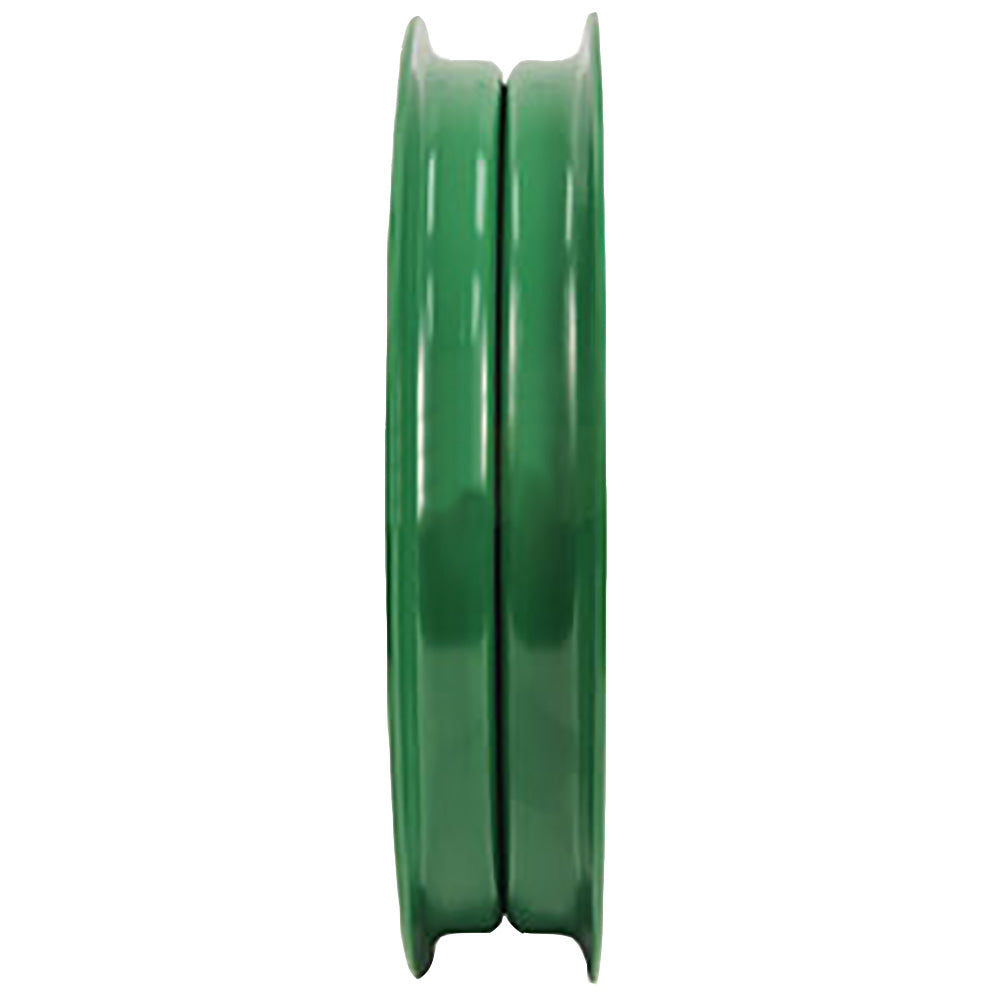 Green Flat Idler Pulley Fits John Deere Replaces AH94450