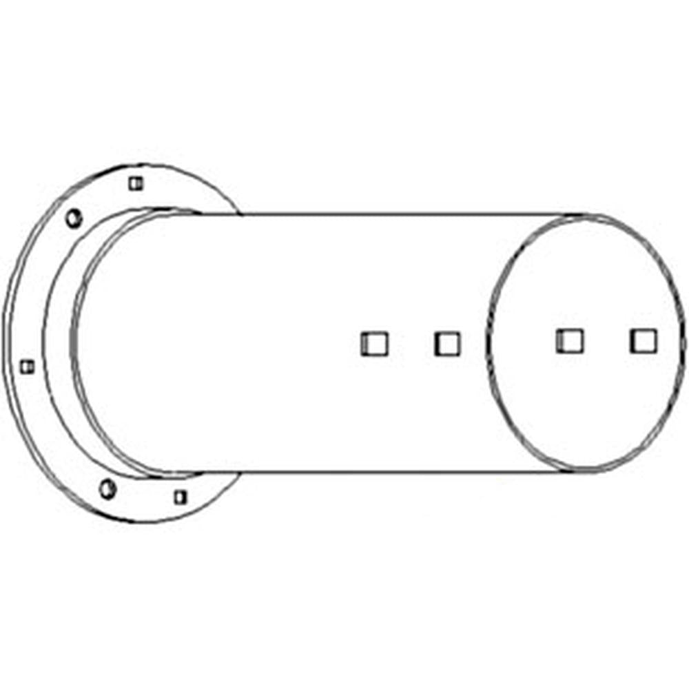 AH135444 Grain Bin Loading Auger Tube Fits John Deere 9400 9410 9500 Combines
