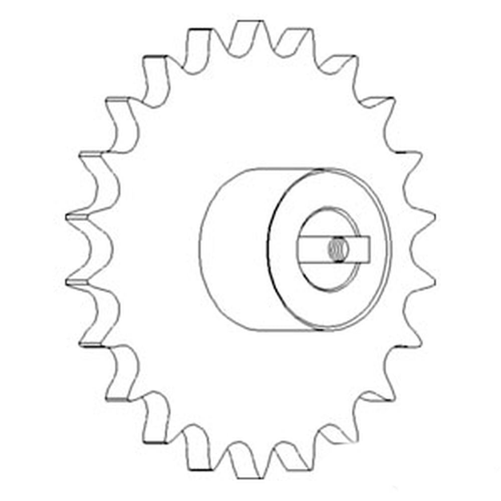 WN-AH121046-PEX Spocket, Return/Tailings, Upper Fits John Deere CTS CTS II 9400