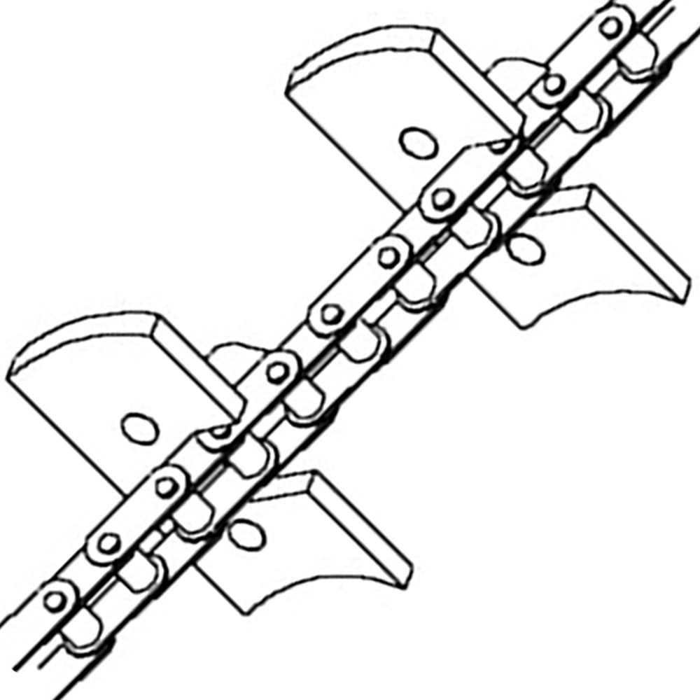 WN-AH162058-PEX Elevator, Conveyor Chain, Clean Grain Fits John Deere 9450 9550