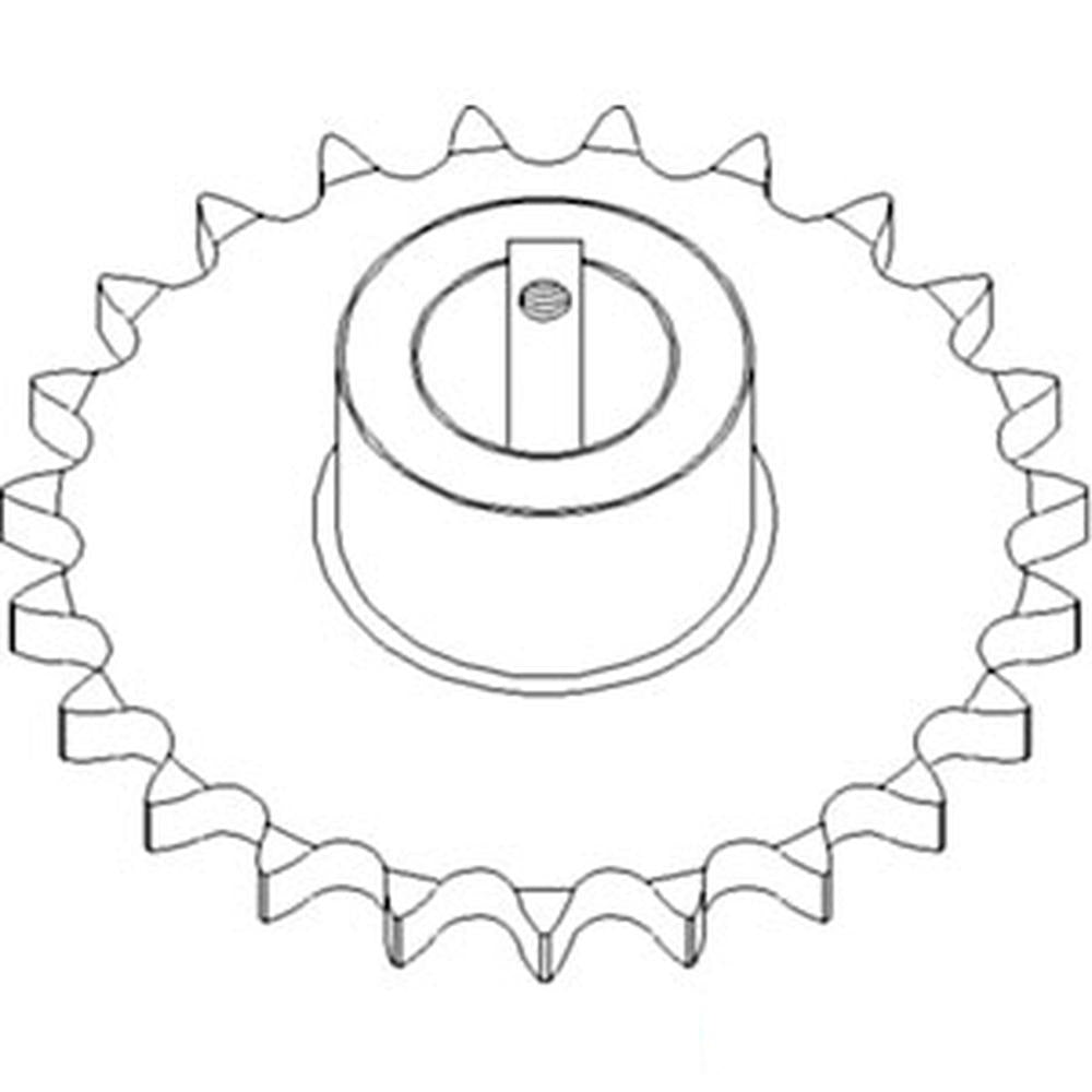 WN-87283695-PEX Sprocket, Clean Grain, Upper Drive Fits International/CaseIH