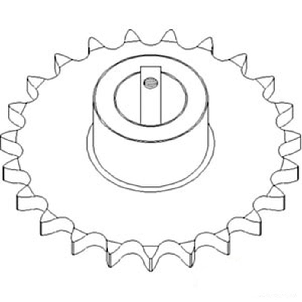 WN-87283695-PEX Sprocket, Clean Grain, Upper Drive Fits International/CaseIH