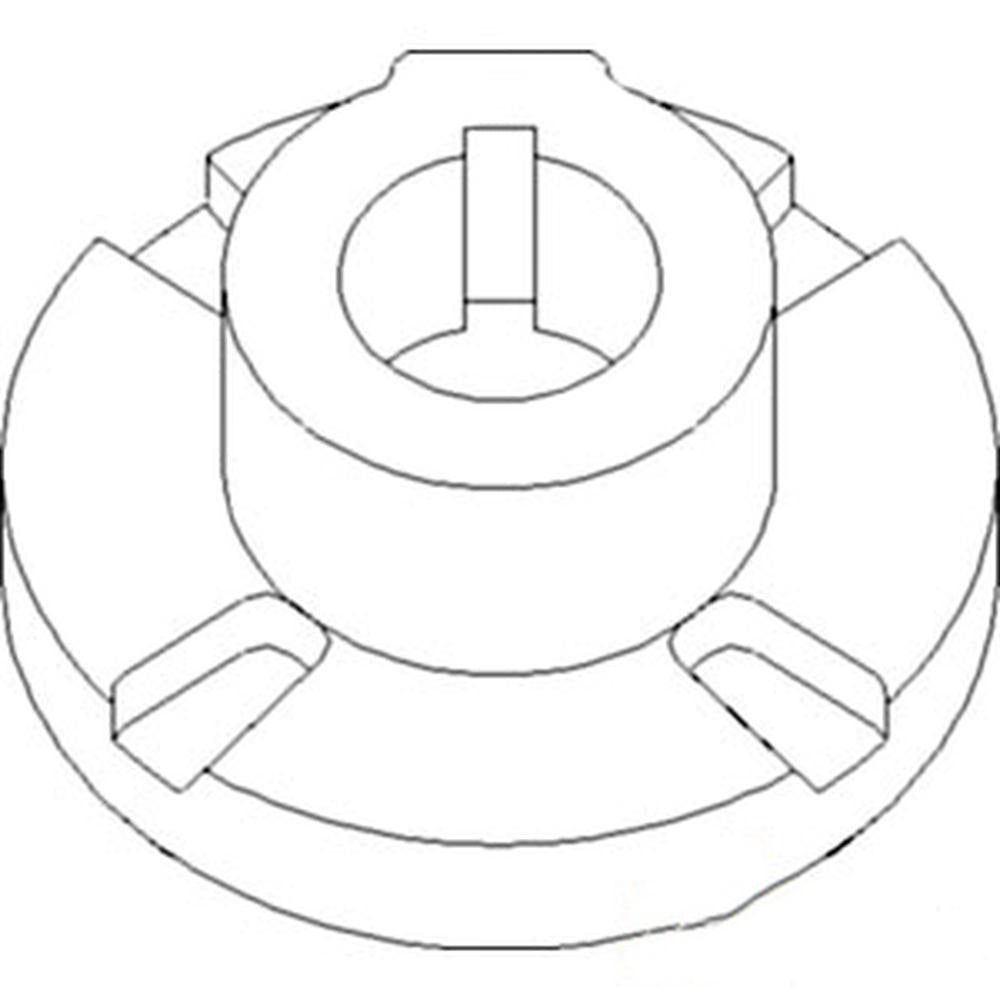 WN-H85015-PEX Auger, Tailings, Lower Drive Slip Clutch Hub Fits John Deere CTS