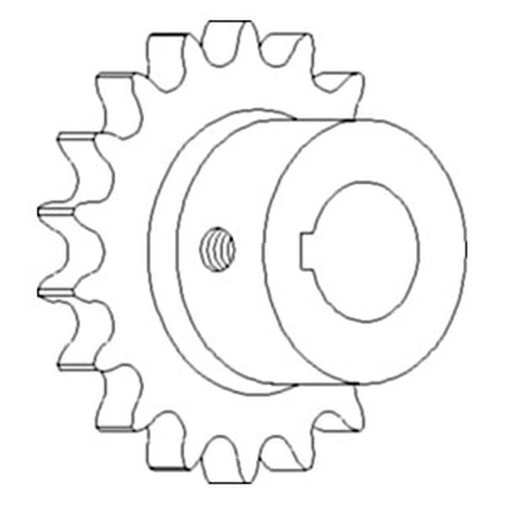 WN-AH121047-PEX Sprocket, Return/Tailings, Lower Fits John Deere CTS CTS II 9400
