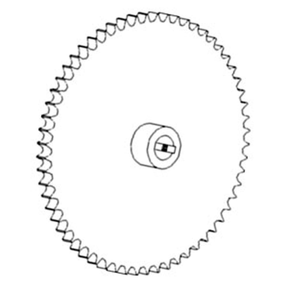 AH140001 Combine Cross Auger Sprocket for  Fits JD CTS 9400 9410 9450 9500 9501
