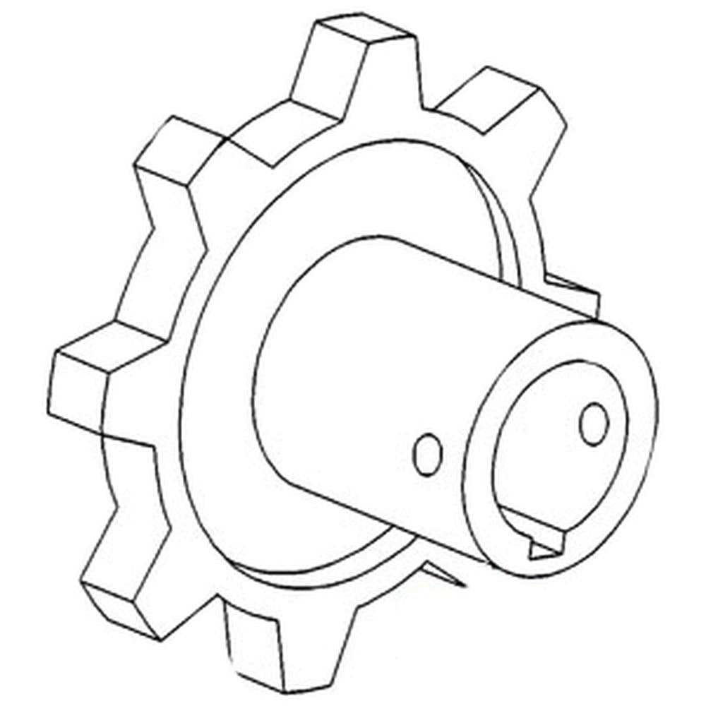 H91334 Combine Clean Grain Auger Lower Sprocket for  Fits JD  6600 6601 6620 662