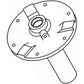 WN-1324840C1-PEX Auger, Tailing, Bearing Hub Fits International/CaseIH 1420 1440