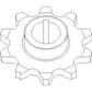 WN-H228383-PEX Clean Grain Elevator Sprocket Fits John Deere 9770STS 9870STS