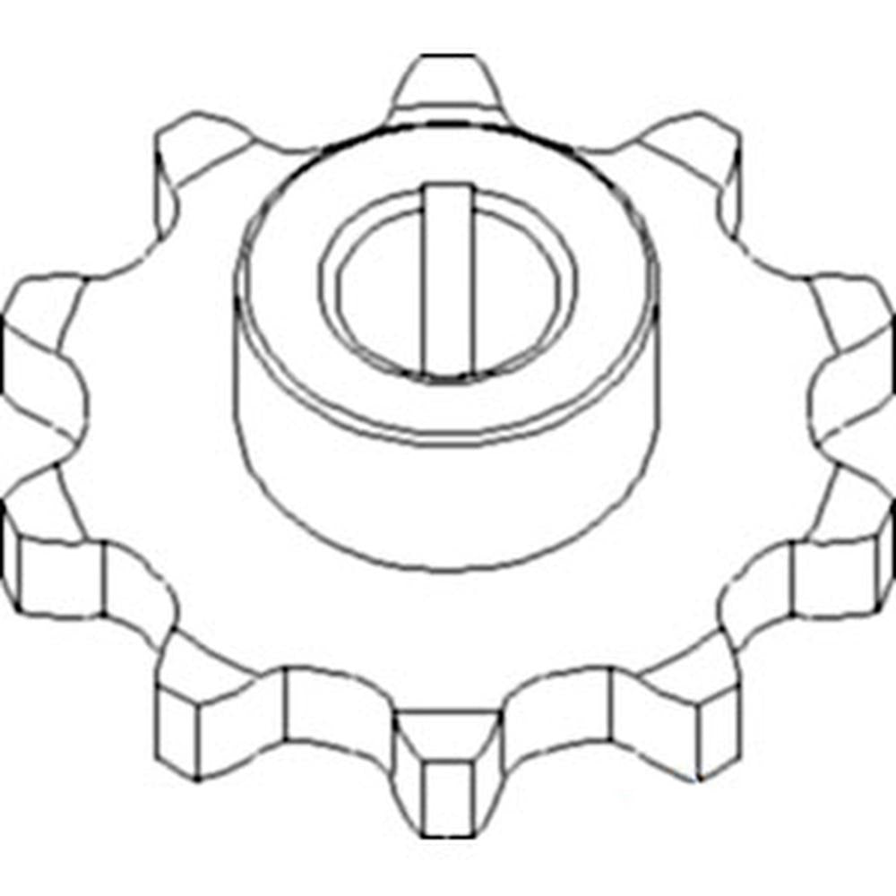 WN-H228385-PEX Clean Grain Elevator Sprocket Fits John Deere 9770STS 9870STS