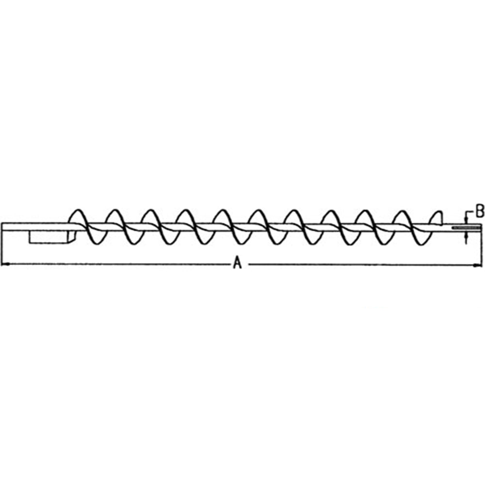 AH125894 Upper Tailings Auger Fits John Deere Combine Models 9600 9610 9640 9650