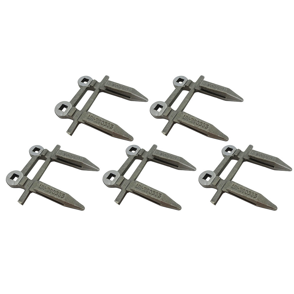 Qty 5: 2 Prong Forged Guard Fits Ford/New Holland Replaces NEW290385