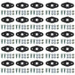 836998M91 Pack of (25) Poly Finger Guide Kits Fits Massey Ferguson Models