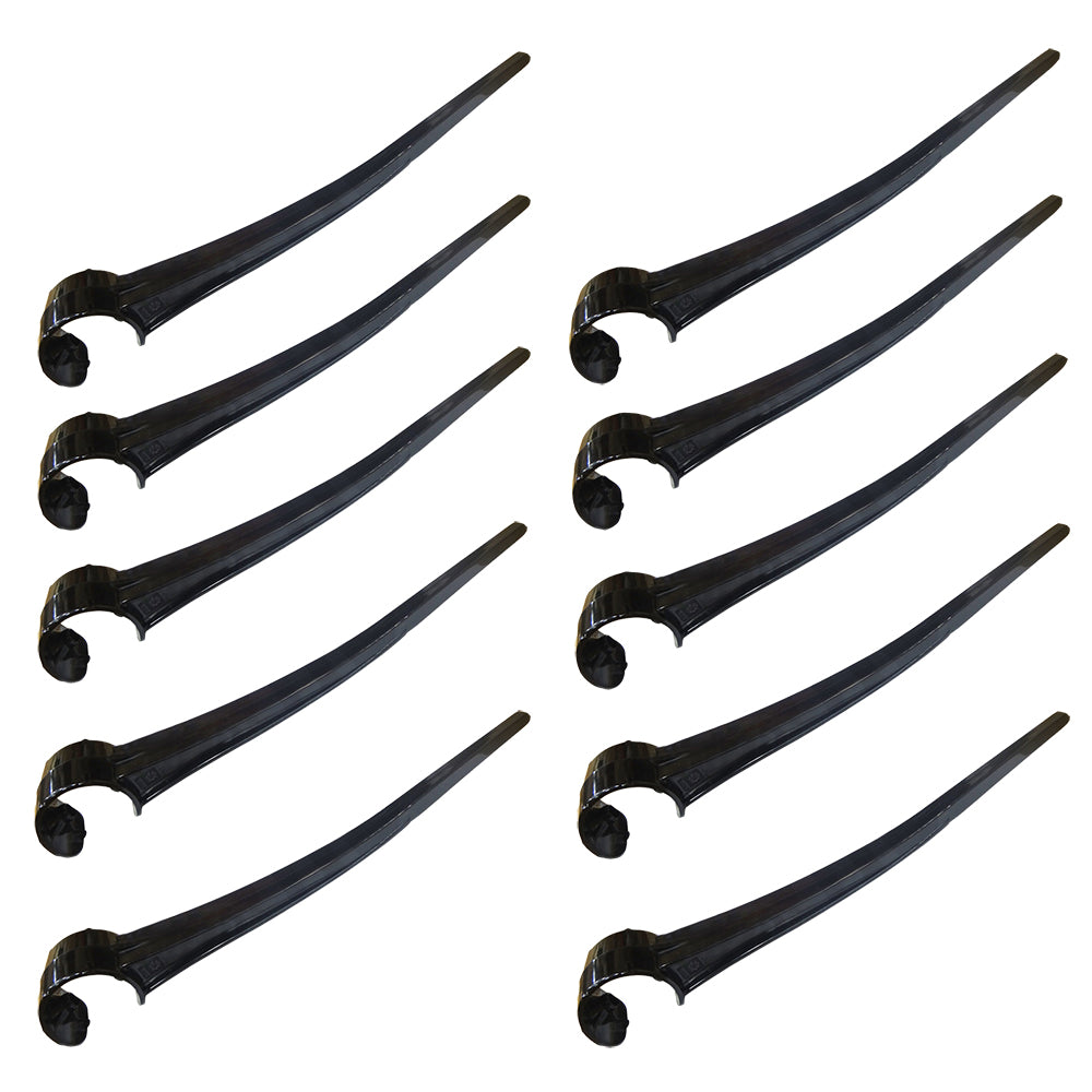 Qty. 10: Grain Head Reel Teeth Fits Ford/New Holland Replaces 87561020