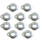H87192 10-Pack Grain Head Finger Guide Hold Down Plates Fits JD 3300 4400 4420 +