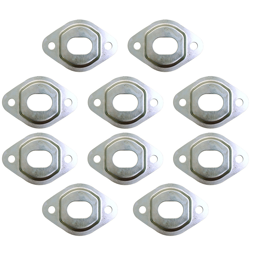 H87192 10-Pack Grain Head Finger Guide Hold Down Plates Fits JD 3300 4400 4420 +