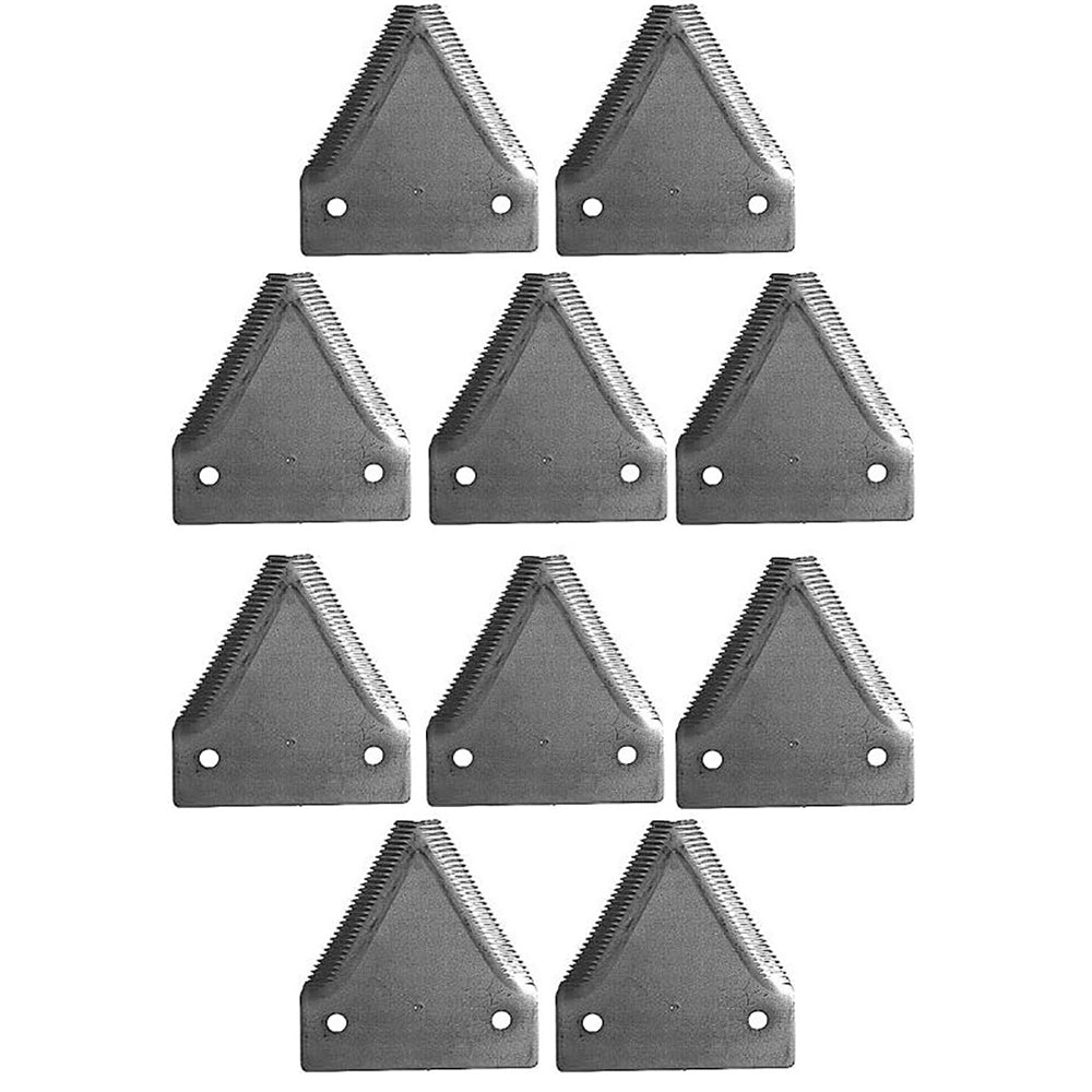 Qty 10: Grain Head Cutter Bar Knife Section Fits Massey Ferguson