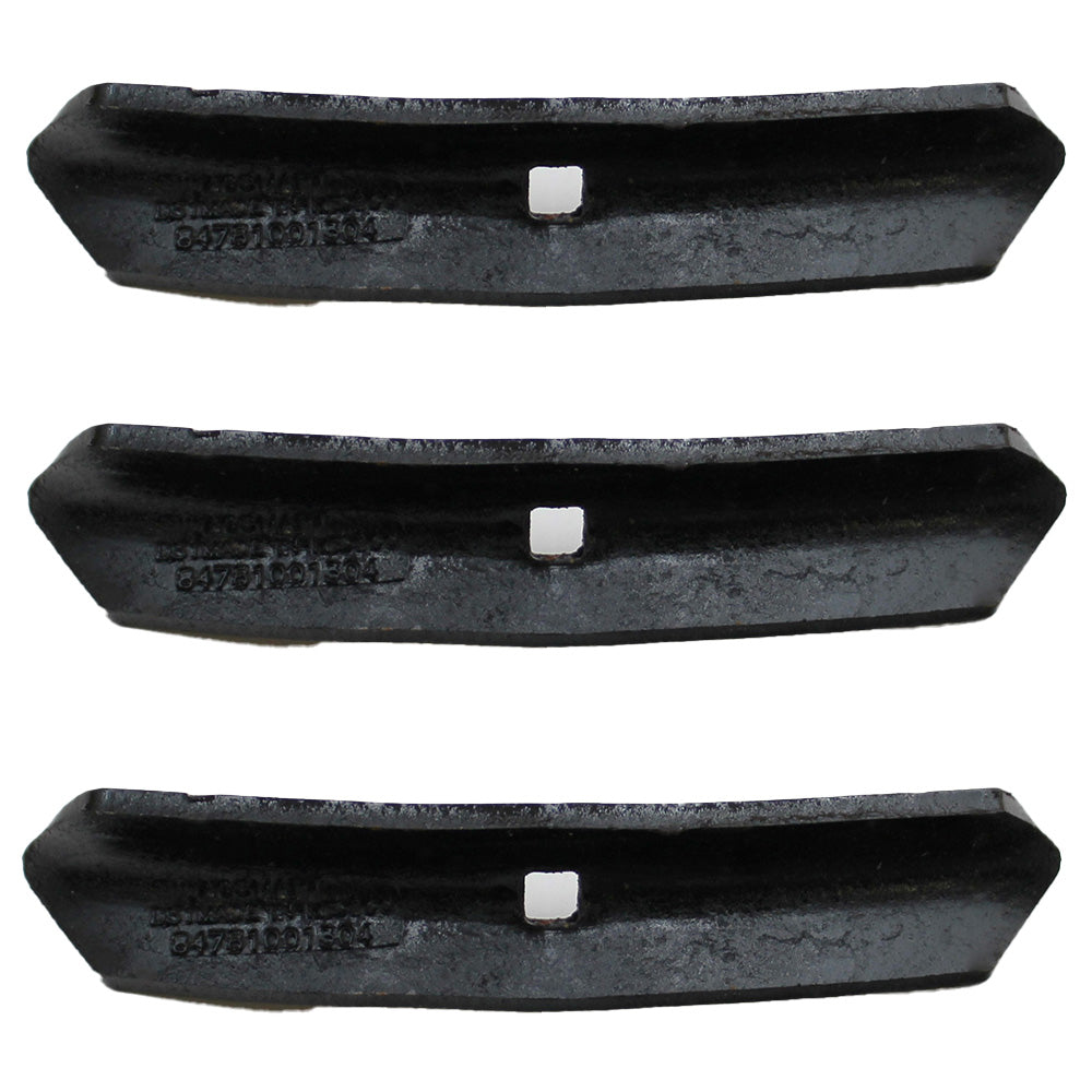 Qty 3: Reversible Danish Cultivator Point Fits Universal Products