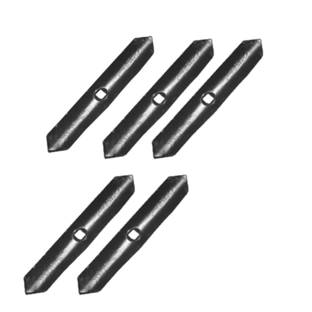 (5) 1-3/8” x 6MM Standard Pattern Danish Cultivator Point Reversible Single Bolt